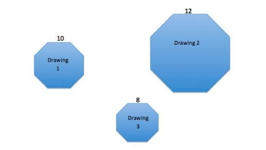 A regular octagon is an eight-sided polygon with side lengths that are all equal. All-example-1