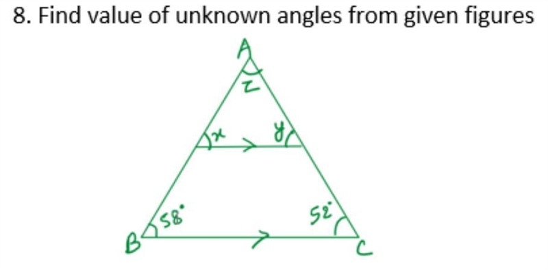 HELP ME !!!!! can u find the unkown angle plz ???-example-1