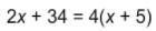 Solve the equation for x.-example-1