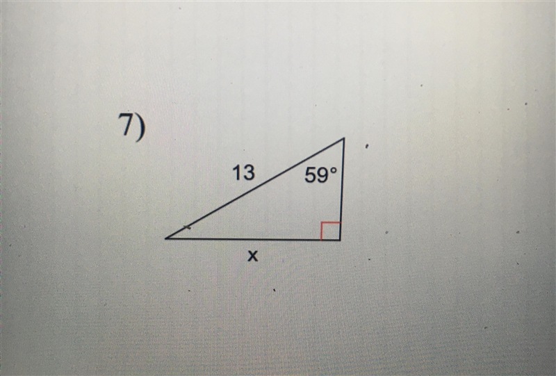 Find the missing side. Need help please. I need explanation for the answer please-example-1