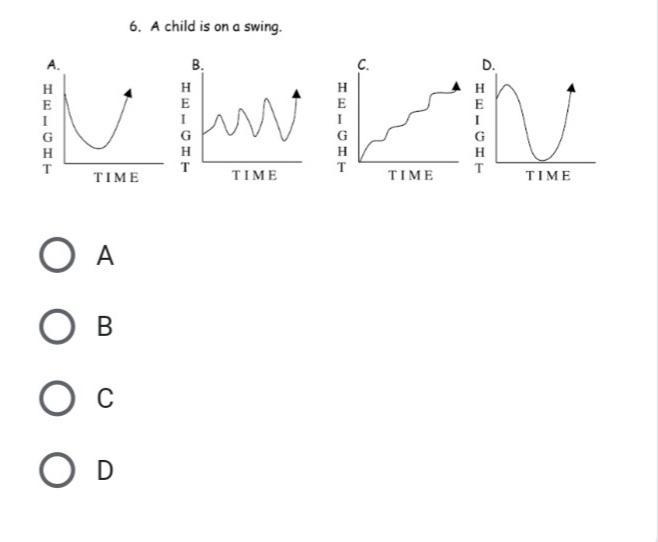 HELP ME!!!! Pick the best graph that represents the situation.-example-1