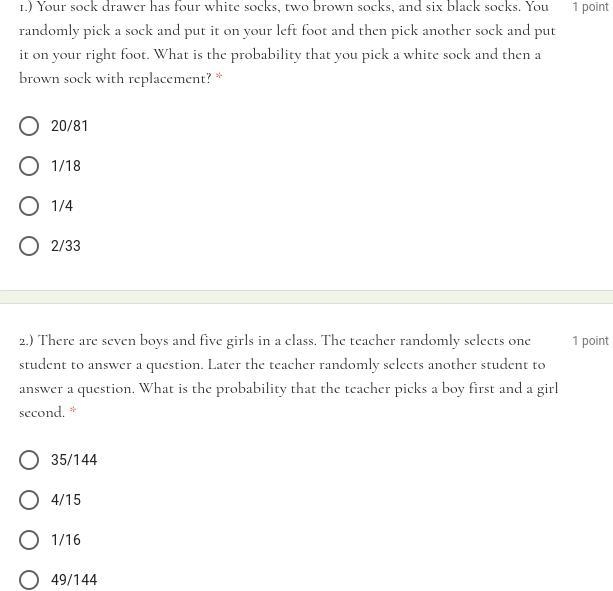 Help me plzzz Homework: Compound Probability Part 2-example-1