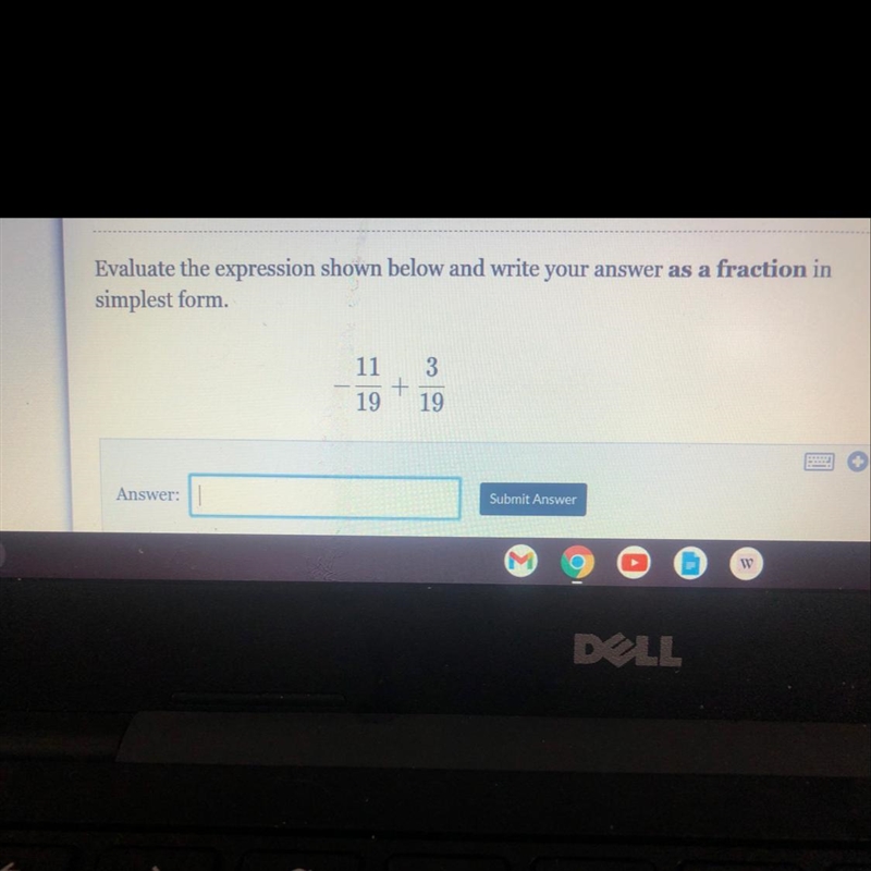 Evaluate the expression shown below and write the answer as a fraction in simplert-example-1