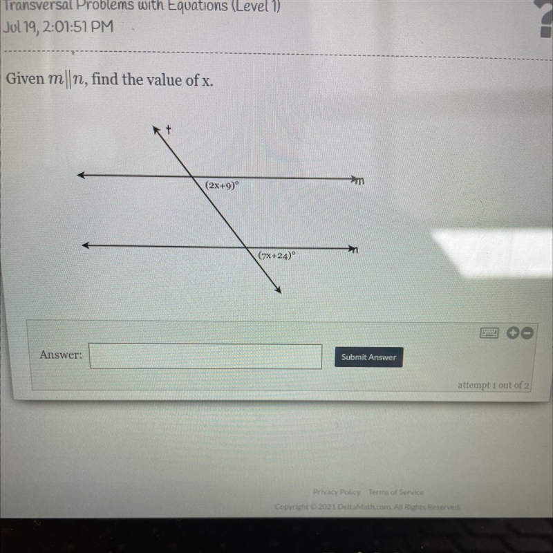 Transversal Problems with Equations (Level 1) Jol 19, 2:01:51 PM Given m|n, find the-example-1