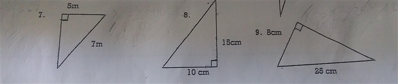 Mhanifa please help! Find the length of the missing side in the following examples-example-1