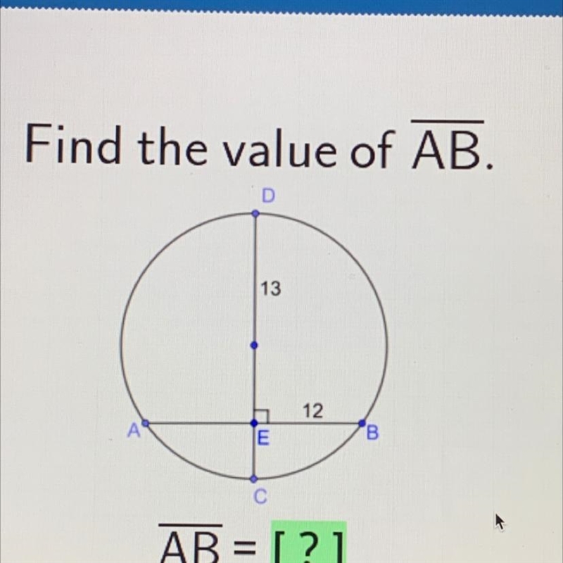 Find the value of AB.-example-1