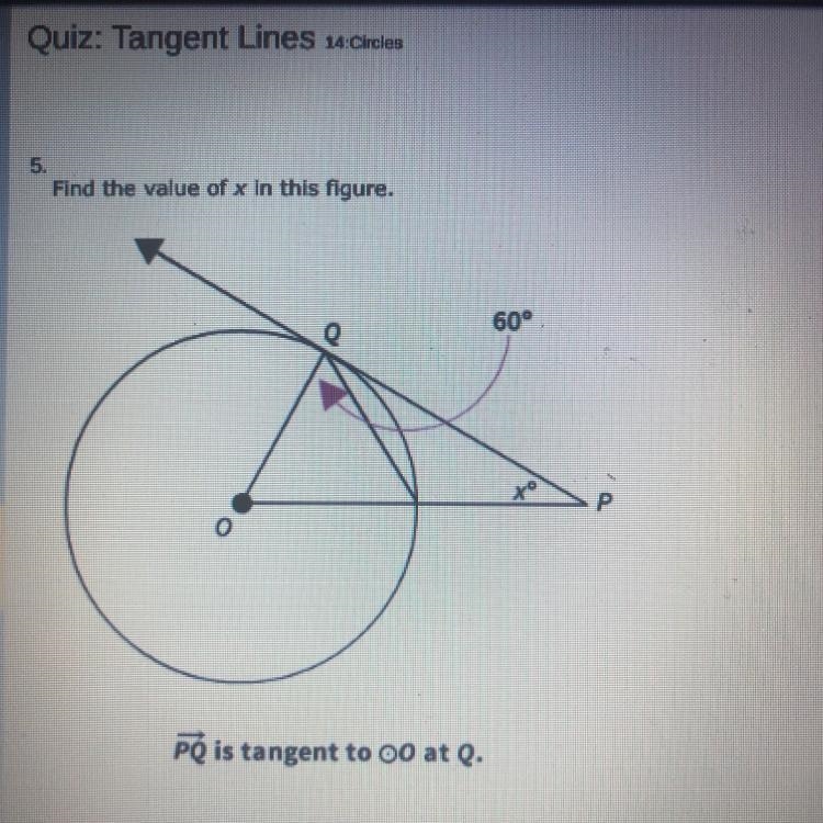 Find the value of x in this figure.-example-1