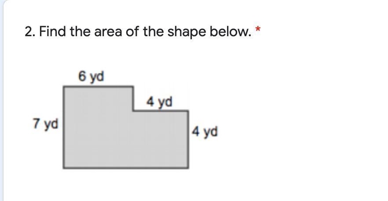 Find the area of the shape below-example-1