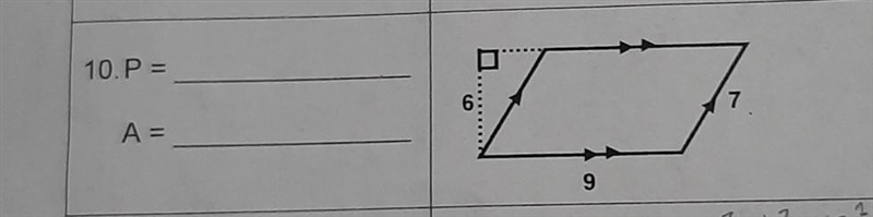 I need the perimeter and area ​-example-1