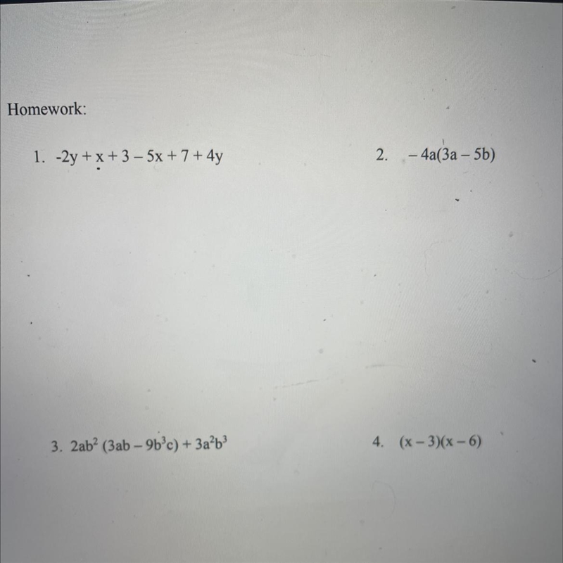 NEED ALL 4! With the solution and step by step on what to do !! worth 35 points-example-1