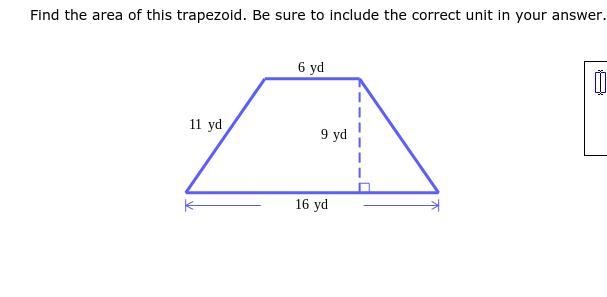 Find the area of this trapezoid. Be sure to include the correct unit in your answer-example-1