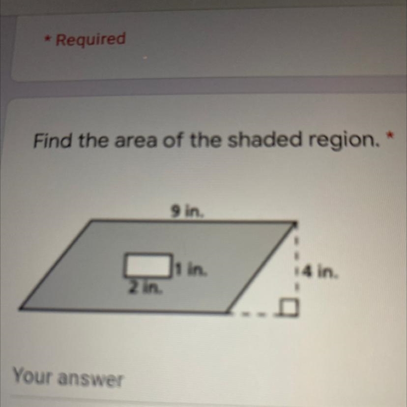 Find the area of the shaded region-example-1