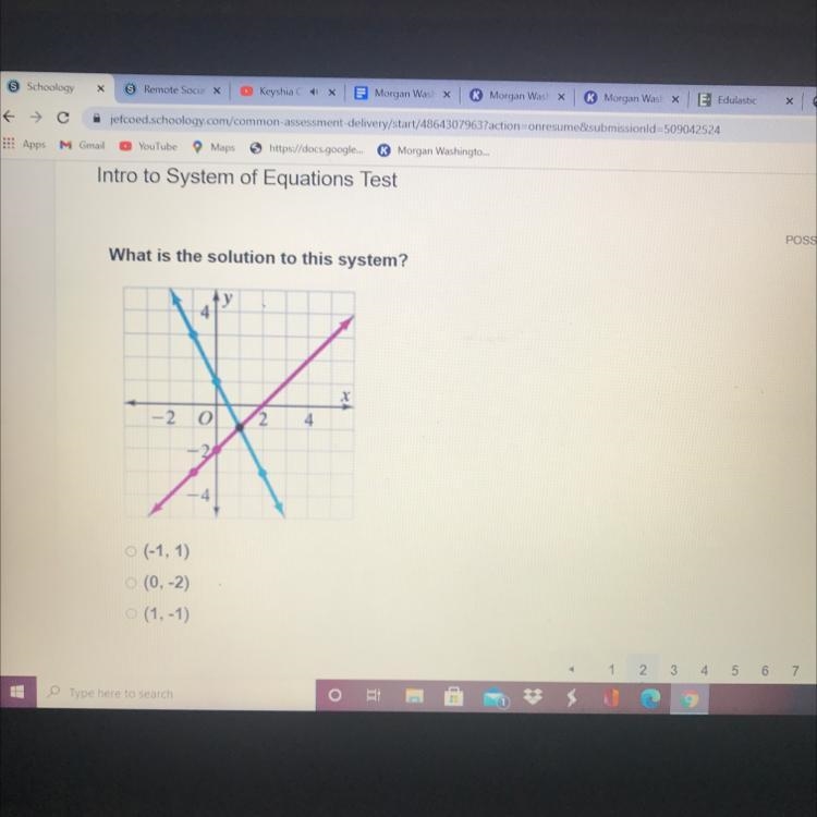 What is the solution to this system-example-1