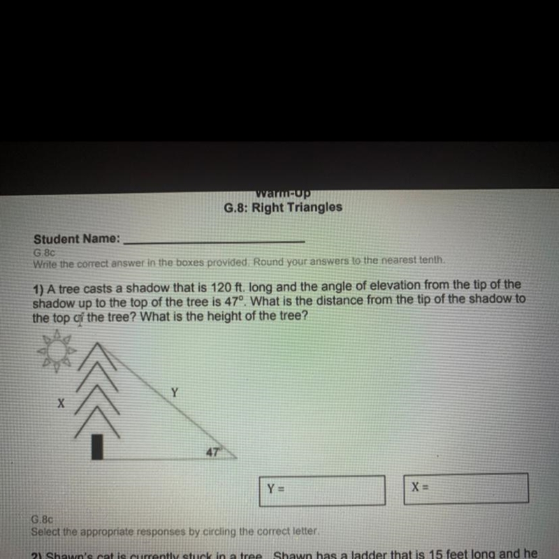 Angle of elevation please help if you know .tysm-example-1