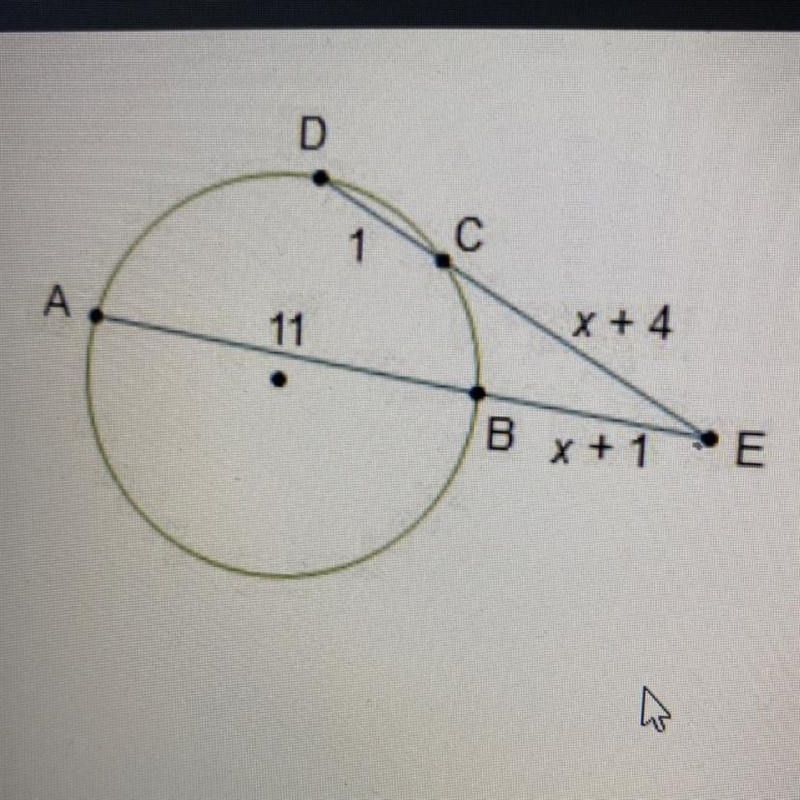 What is the value of x? 2 3 6 7-example-1