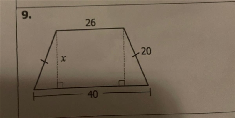 Find the value of x Look at the picture^^ Answer with work please I need help??? Don-example-1