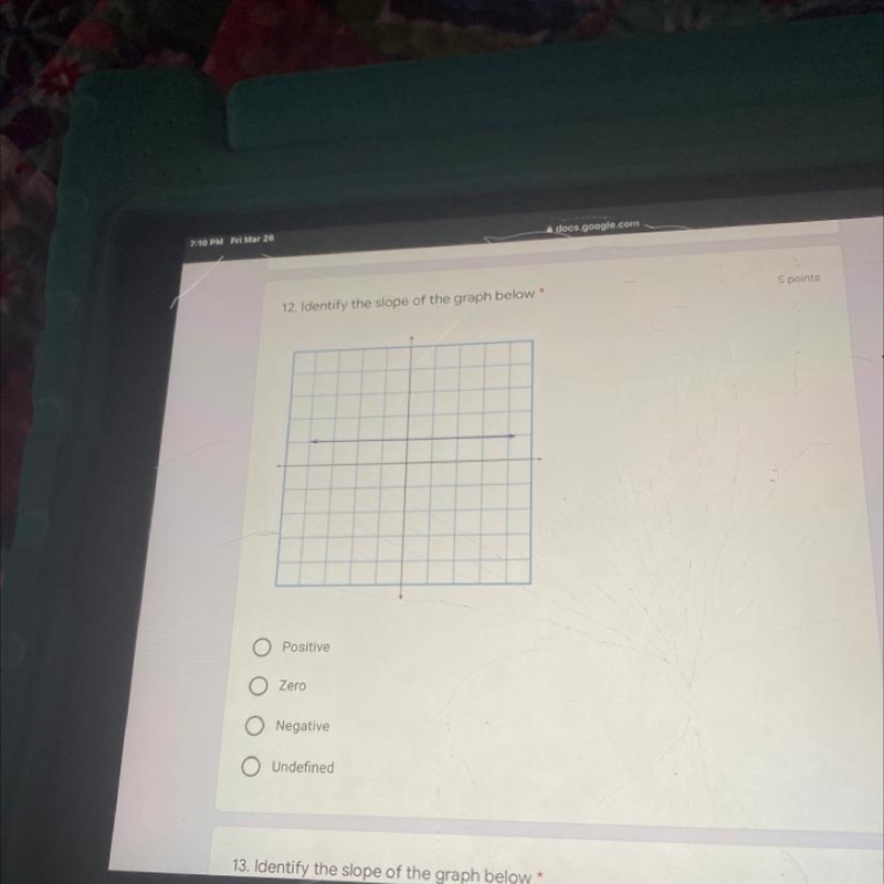 (help please)Identify the slope of the graph below!-example-1