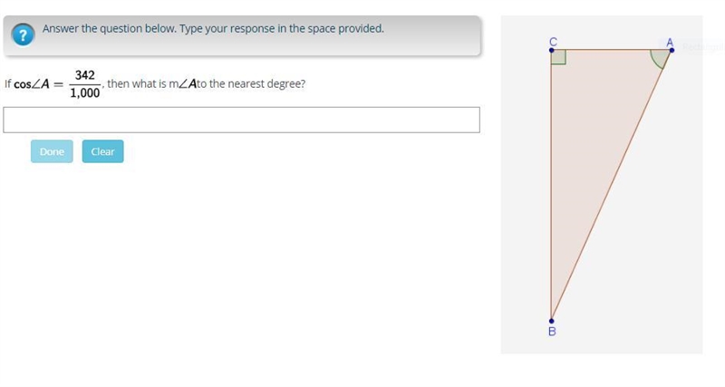 If , then what is mto the nearest degree?-example-1