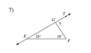 Find the measure of the angle indicated-example-1