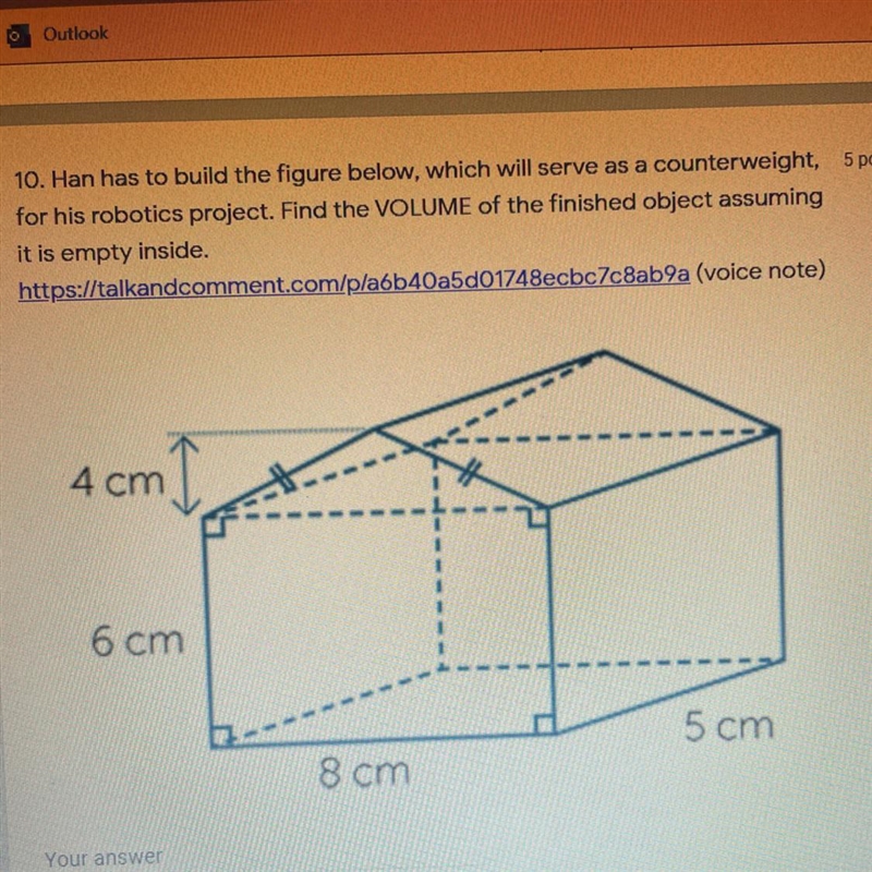 EASY- Han has to build the figure below, which will serve as a counterweight, for-example-1