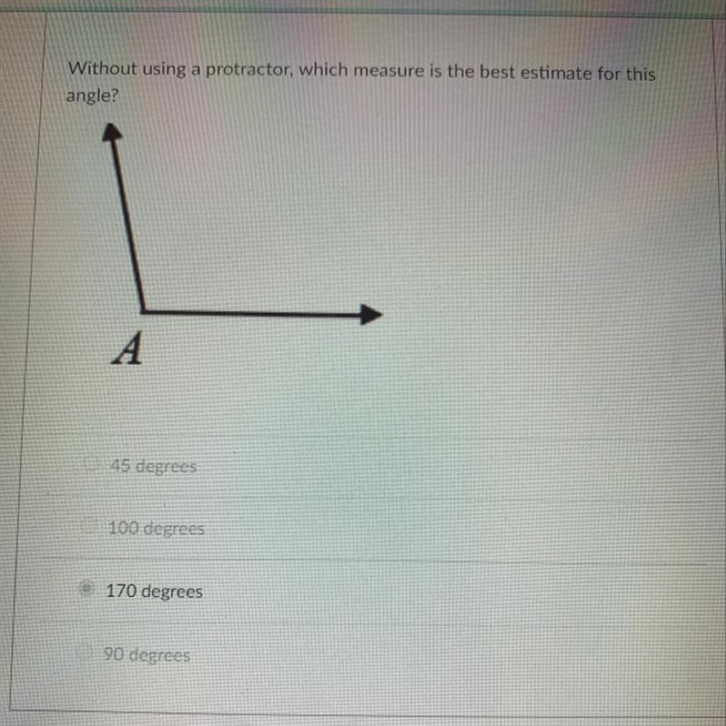 Please help i got it wrong its not 170 degrees-example-1