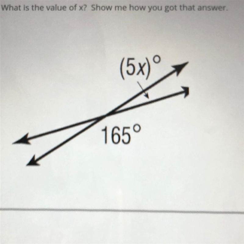 What is the value of x? Show me how you got that answer.-example-1