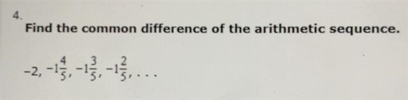 Find the common difference of the arithmetic sequence-example-1