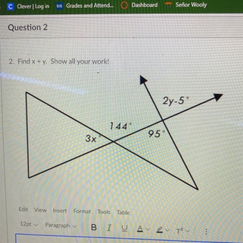 Find X+Y This is freshman geometry I just started the school year of having absolutely-example-1