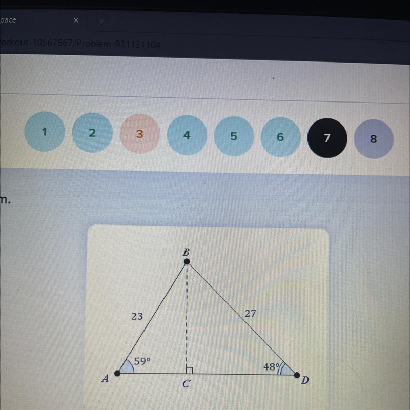 First, find the length of CD correct to 2 decimal places.-example-1