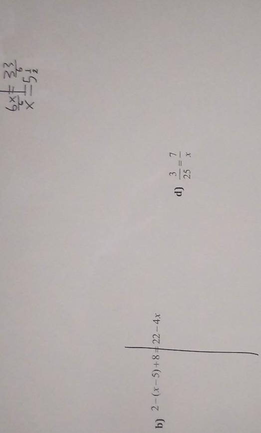 Solve each equation below showing every step checking your solution is optional​-example-1