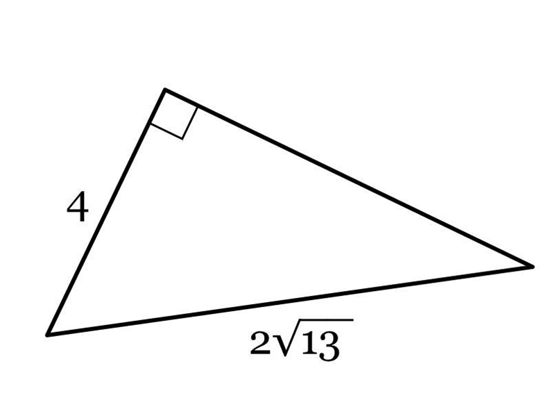 Find the length of the third side. If necessary, write in simplest radical form.-example-1