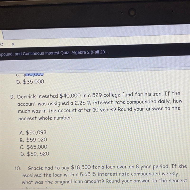 PLEASE HURRY IM ON A TIMER!!!! Please answer question 9!!!-example-1