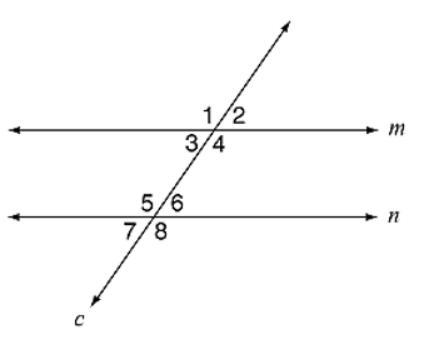 Lines m and n are parallel. The measure of angle 6 is 55°. What is the measure of-example-1