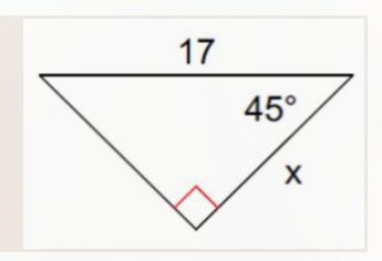 Help I just want to know if this is cos, sin, or tan? (This is geometry)-example-1