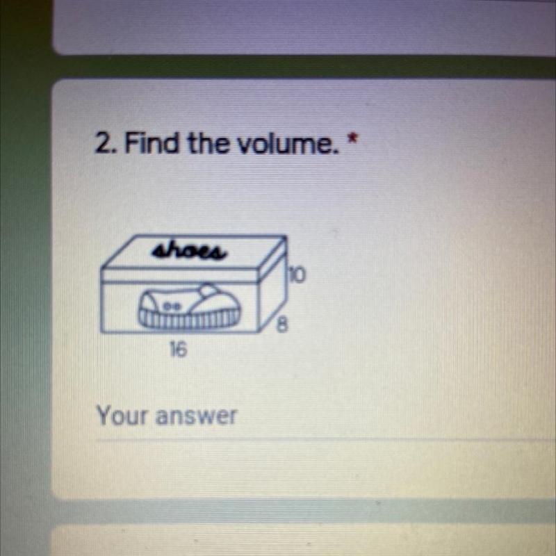 2. Find the volume. * 10 16 8-example-1