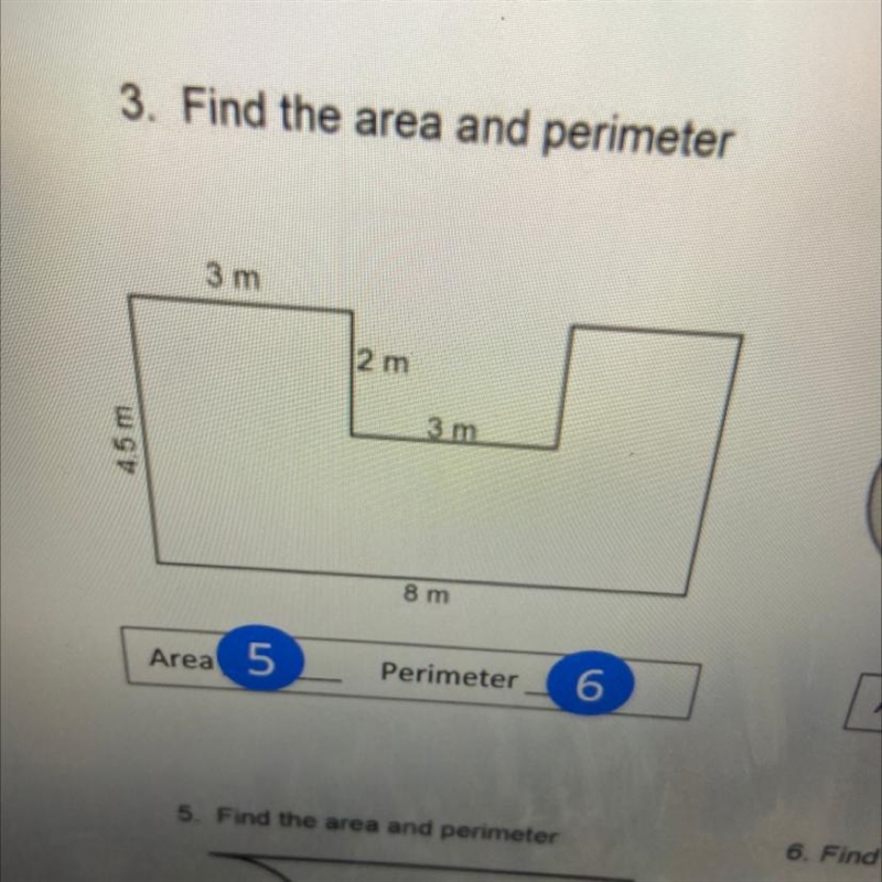 Can someone help me please I need area and perimeter-example-1