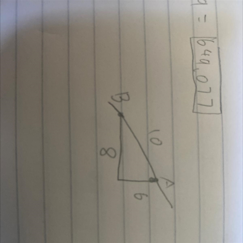 What is the slope of line AB-example-1