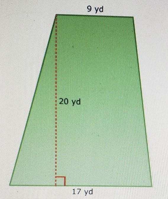 What is the area? in square yards.​-example-1