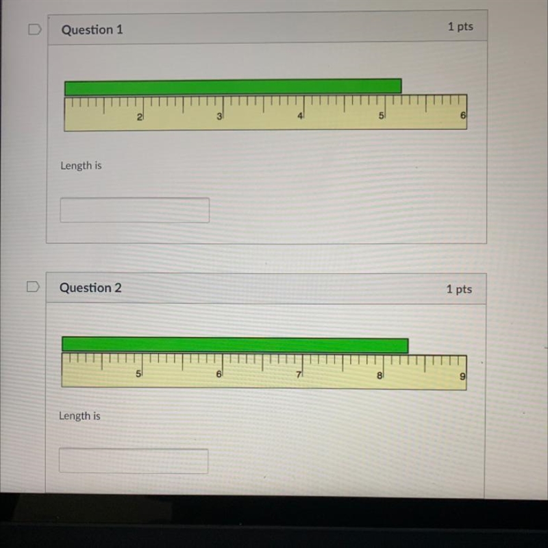 What is the length for both questions???-example-1