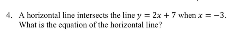 What is the equation of the horizontal line?-example-1