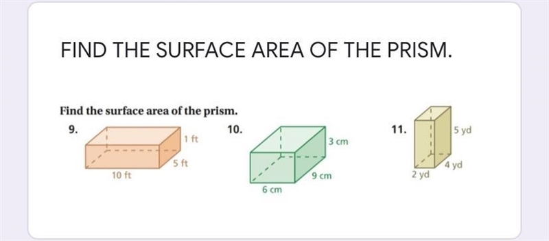 HELP PLEASE find the surface area of the prism-example-1