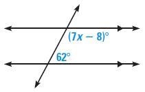 How would solve for x? Explain your steps and the use of any theorems. What is the-example-1