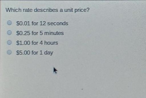 Which word describes the unit price​-example-1