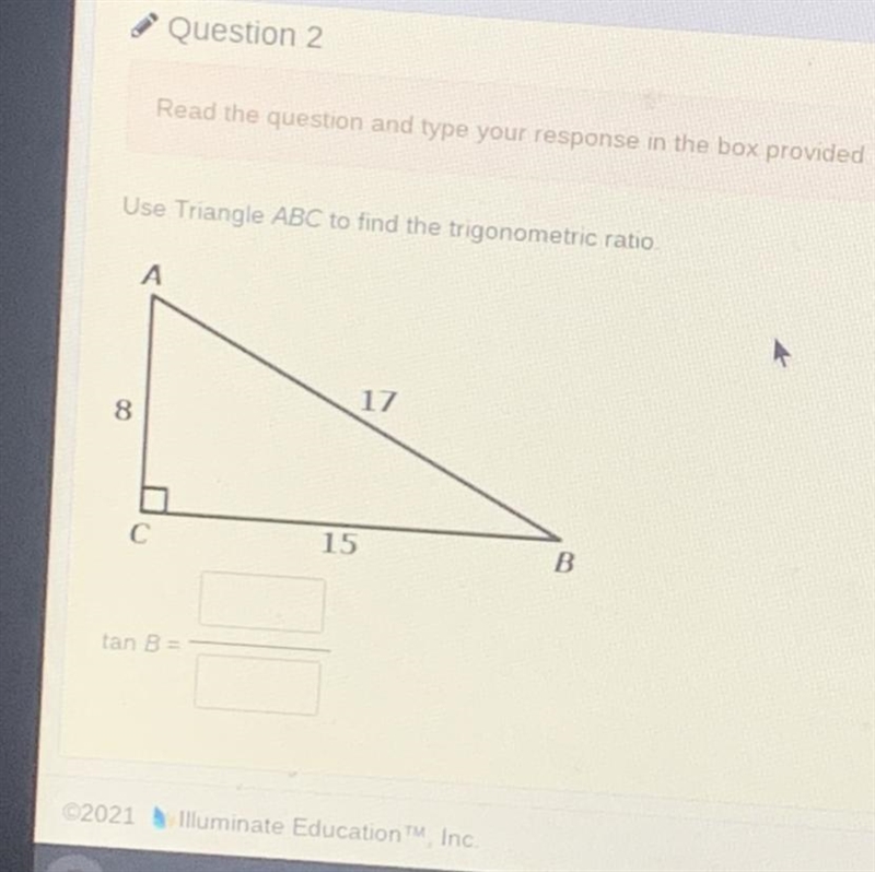 What is the trigonometric ratio???-example-1