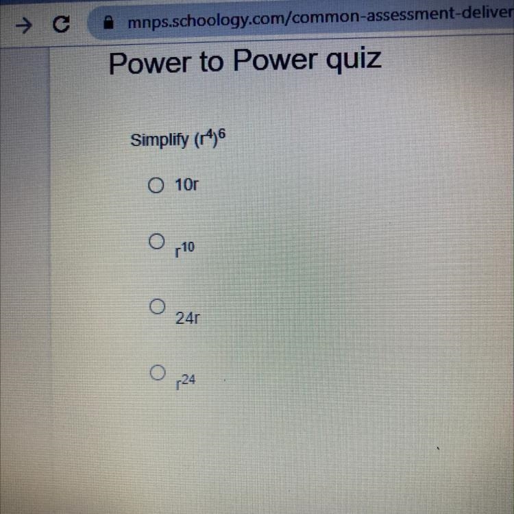 Simplify (r4)6 ..............:::::::.......-example-1