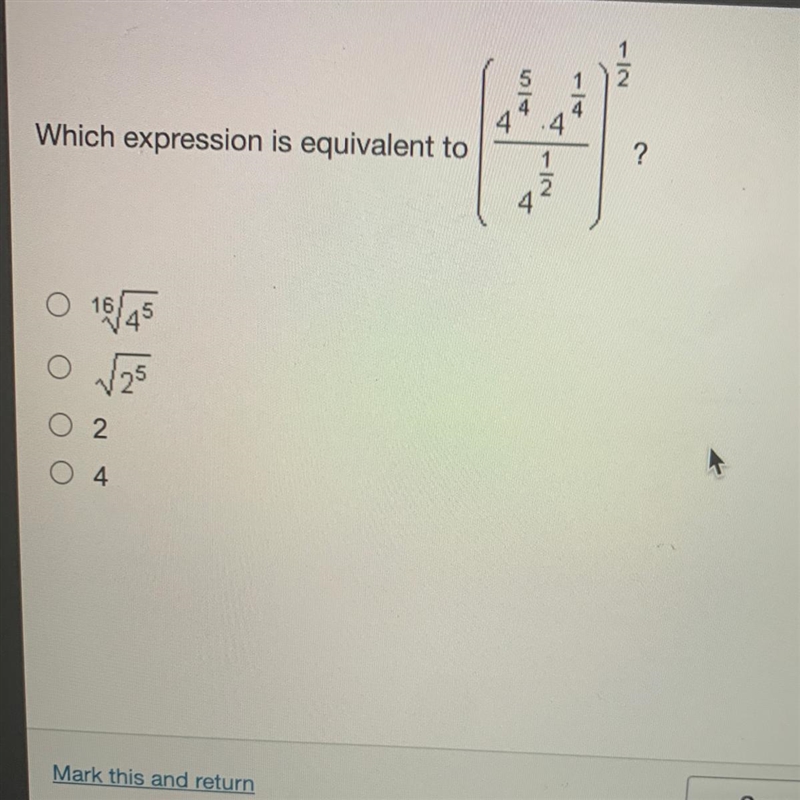 Which expression is equivalent to-example-1