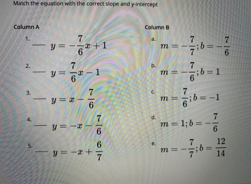 ANYONE PLEASE HELP ME MATCH THESE I DONT GET IT AND HAVE 1 MINUTE LEFTTT-example-1