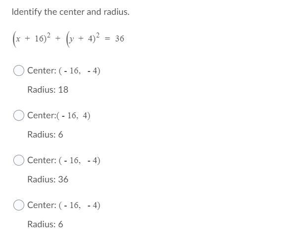 Identify the center and radius-example-1