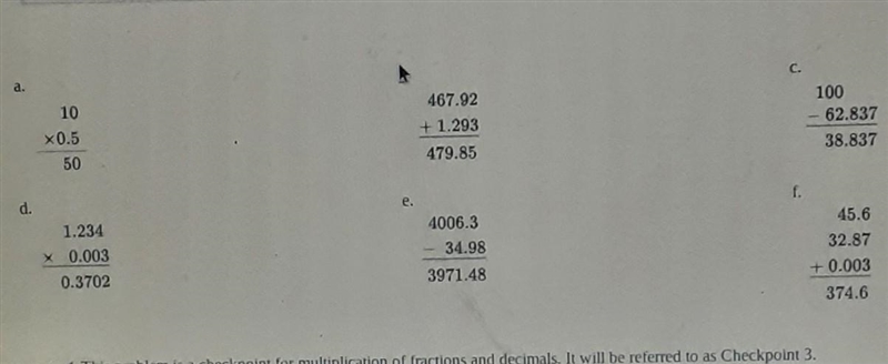 each problem below has an error in the answer. find the error, explain how to correct-example-1