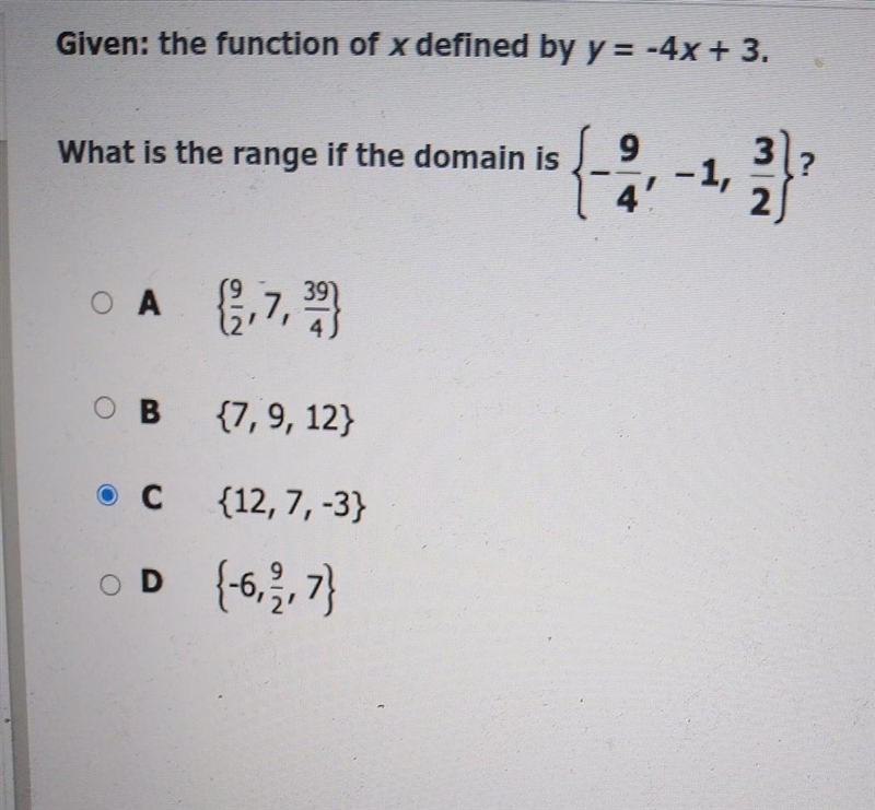 What is the range if the domain is???​-example-1